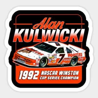 Alan Kulwicki Champion 90S Retro Sticker